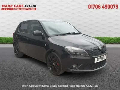 Usado Skoda Fabia vRS 178 CV (130 kW) 2011 Negro Utilitario