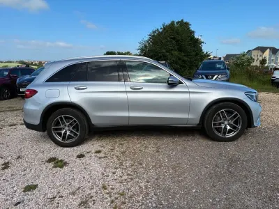 Used Mercedes GLC220 AMG line 170 HP (125 kW) 2016 Silver SUV