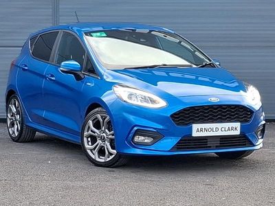 Used Ford Fiesta ST-Line 125 HP (91 kW) 2020 Blue Hatchback