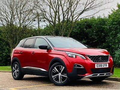 Red Used 2018 Peugeot 3008 GT-line Hatchback | £11,690 (Fair price)
