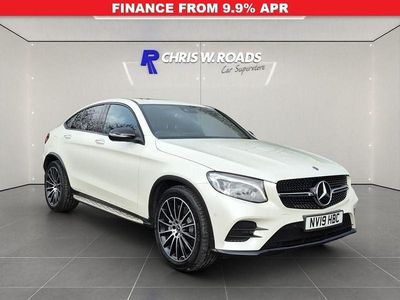 Used Mercedes GLC250 AMG line 2019 White Coupe