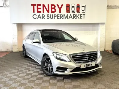 Used Mercedes S350 AMG line 258 HP (189 kW) 2016 Silver Sedan