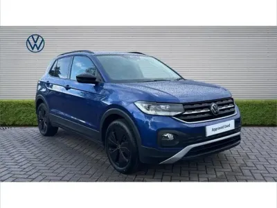 Usado VW T-Cross Black Edition 95 CV (69 kW) 2023 Azul SUV
