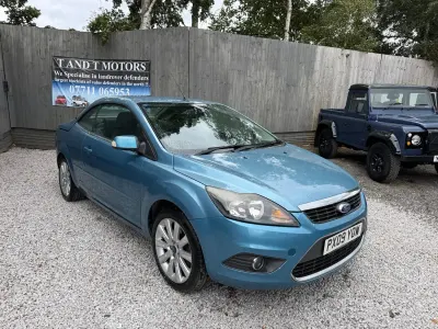 Used Ford Focus 145 HP (106 kW) 2009 Blue Cabriolet