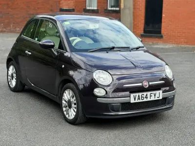 Used Fiat 500 Lounge 69 HP (50 kW) 2014 Mauve/purple Hatchback