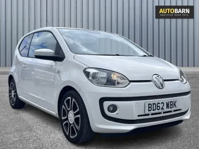 Begagnad VW up! high up! 75 HK (55 kW) 2012 Vit Halvkombi