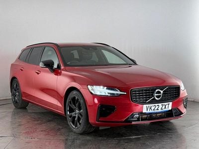 Used Volvo V60 R-Design 349 HP (256 kW) 2021 Red Estate
