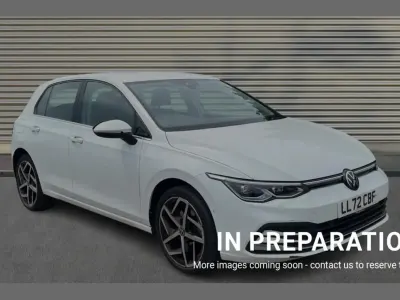 Used VW Golf VIII Style 200 HP (147 kW) 2022 White Hatchback