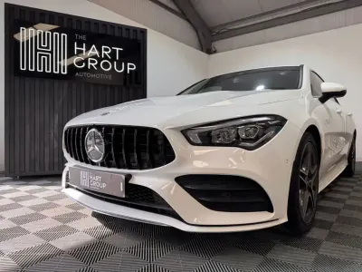 Used Mercedes CLA200 AMG line 2020 White Coupe