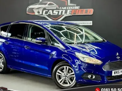 Used Ford S-MAX Titanium 150 HP (110 kW) 2016 Blue MPV