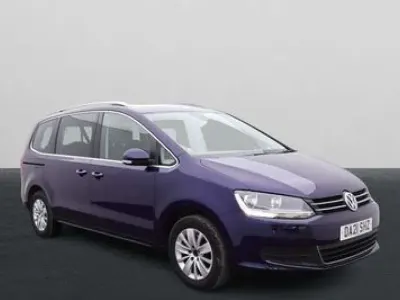 Used VW Sharan SE 150 HP (110 kW) 2021 Blue MPV