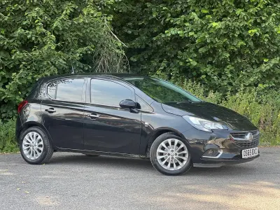 Used Vauxhall Corsa 90 HP (66 kW) 2015 Black Hatchback