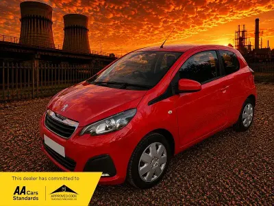 Used Peugeot 108 Active 68 HP (50 kW) 2014 Red