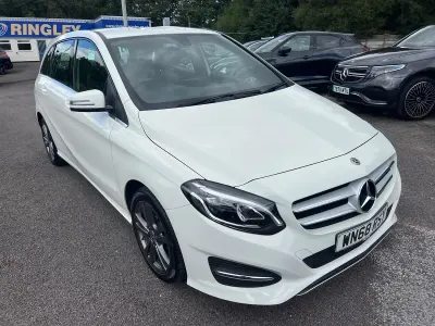 Used Mercedes B180 Exclusive 2018 White Hatchback