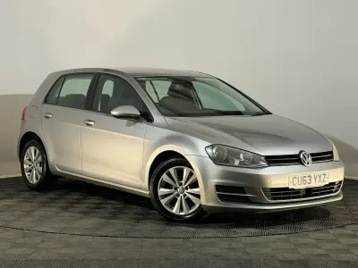 Used VW Golf VII SE 105 HP (77 kW) 2013 Silver Hatchback