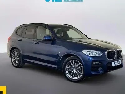 Used BMW X3 M Sport 190 HP (139 kW) 2021 Blue SUV