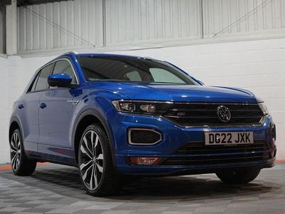 Blue Used 2022 VW T-Roc R-line SUV | £20,499 (Fair price)