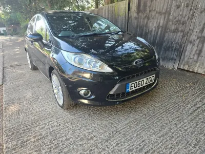 Used Ford Fiesta Titanium 2010 Black Hatchback