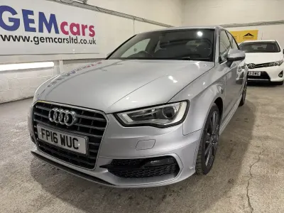 Used Audi A3 S-Line 184 HP (135 kW) 2016 Silver Hatchback