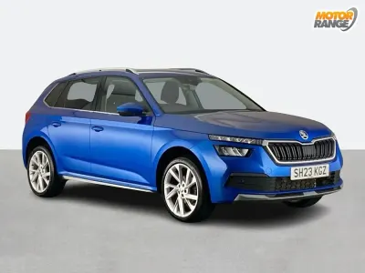 Used Skoda Kamiq SE L Executive 147 HP (108 kW) 2023 Blue SUV