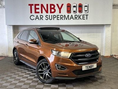 Brown Used 2018 Ford Edge Sport SUV | £15,295 (Fair price)