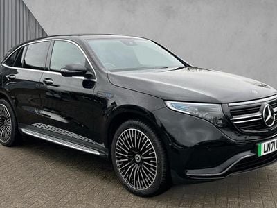Used Mercedes EQC400 AMG Line Premium 300 kW (408 HP) 2021 Obsidian black metallic SUV