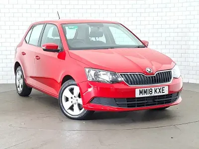 Used Skoda Fabia SE 110 HP (80 kW) 2018 Red Hatchback