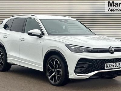 White Used 2025 VW Tiguan R-line SUV | £33,690 (Expensive)