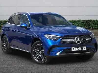 Used Mercedes GLC300e AMG line 2023 Blue SUV