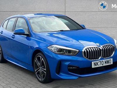 Used BMW 118 M Sport 140 HP (102 kW) 2020 Misano blue metallic Hatchback