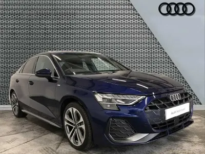 Used Audi A3 S-Line 150 HP (110 kW) 2025 Blue Sedan