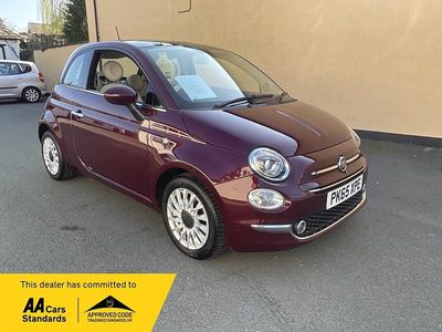 Used Fiat 500 Lounge 69 HP (50 kW) 2015 Red Hatchback