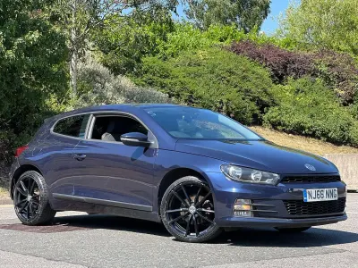 Used VW Scirocco S 125 HP (91 kW) 2016 Blue Coupe