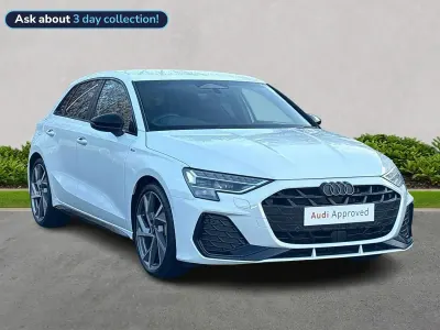 Used Audi A3 Black Edition 2026 White Hatchback