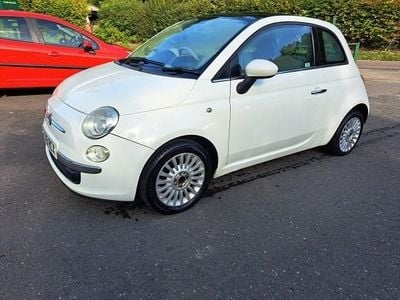 White Used 2009 Fiat 500 Lounge Hatchback | £2,495 (Fair price)