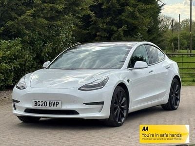 Used Tesla Model 3 Performance 461 kW (627 HP) 2020 White Sedan
