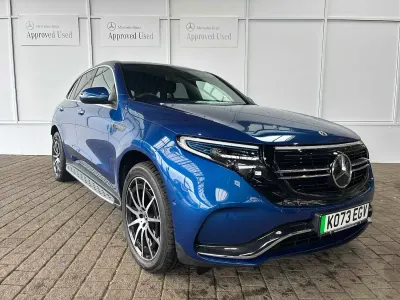 Used Mercedes EQC400 AMG line 300 kW (408 HP) 2023 Blue SUV