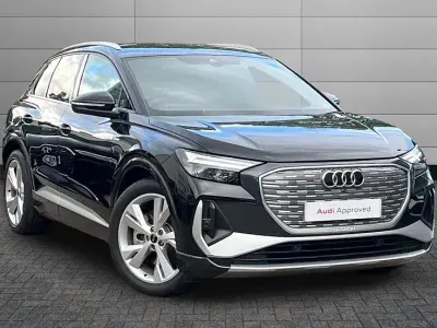 Used Audi Q4 e-tron S-Line 210 kW (286 HP) 2025 Mythos black SUV