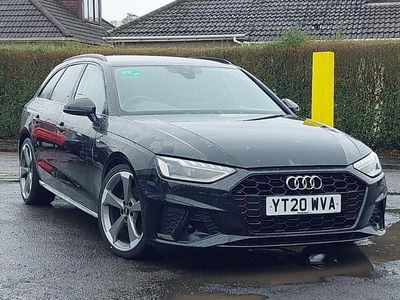 Used Audi A4 Black Edition 150 HP (110 kW) 2020 Black Estate