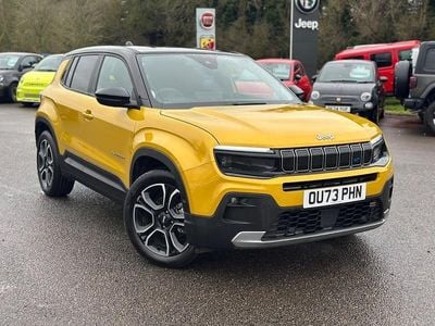 Sun yellow Used 2023 Jeep Avenger EV SUV | £18,990 (Fair price)