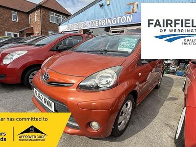 Orange Used 2012 Toyota Aygo Hatchback | £4,395 (Fair price)