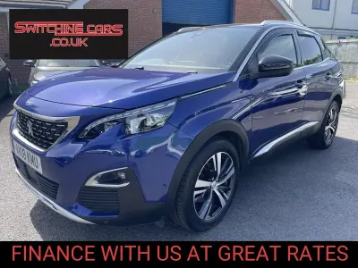 Used Peugeot 3008 GT-line 131 HP (96 kW) 2018 Blue SUV