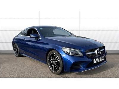Used Mercedes C220 AMG Line Premium 194 HP (142 kW) 2020 Blue Coupe