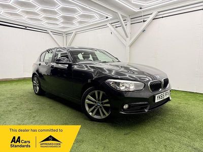 Used BMW 118 Sport Line 136 HP (100 kW) 2015 Black Hatchback