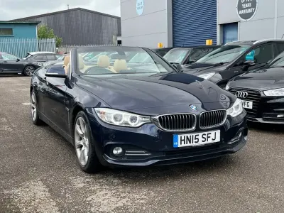 Begagnad BMW 420 Luxury Line 2015 Blå Cab