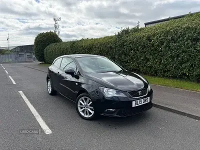 Begagnad Seat Ibiza 84 HK (61 kW) 2015 Svart Halvkombi