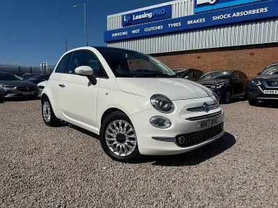 Used Fiat 500 Lounge 69 HP (50 kW) 2017 White Hatchback