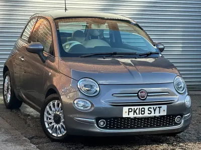 Used Fiat 500 Lounge 69 HP (50 kW) 2018 Grey Hatchback