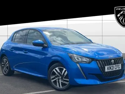 Second-hand Peugeot 208 Allure 102 CP (75 kW) 2021 Albastru Hatchback