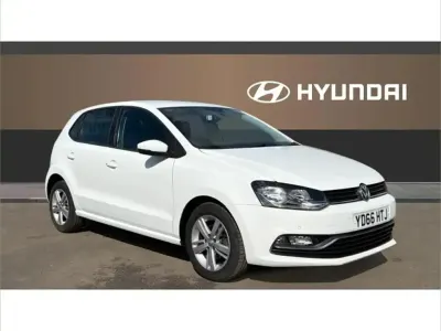 Used VW Polo Match 90 HP (66 kW) 2016 White Hatchback